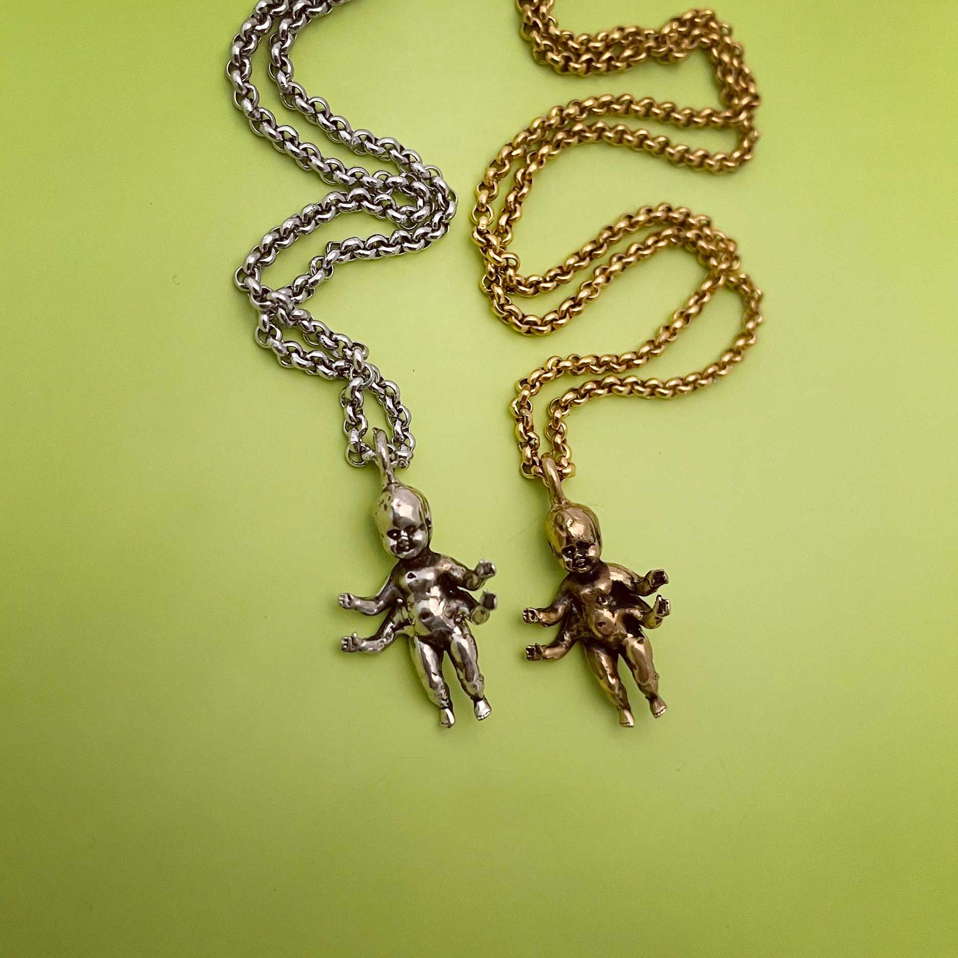 Four Armed Baby Necklace - Image 9