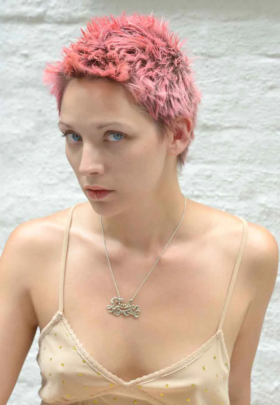 Fucker Script Necklace - Image 10