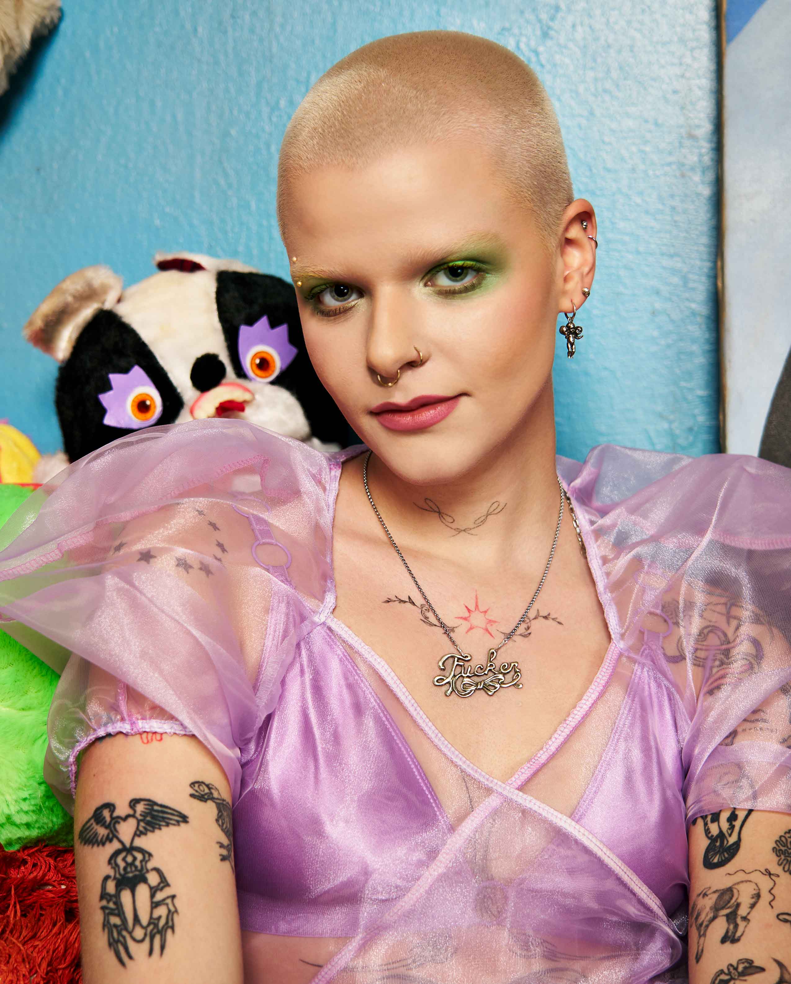 Fucker Script Necklace - Image 3