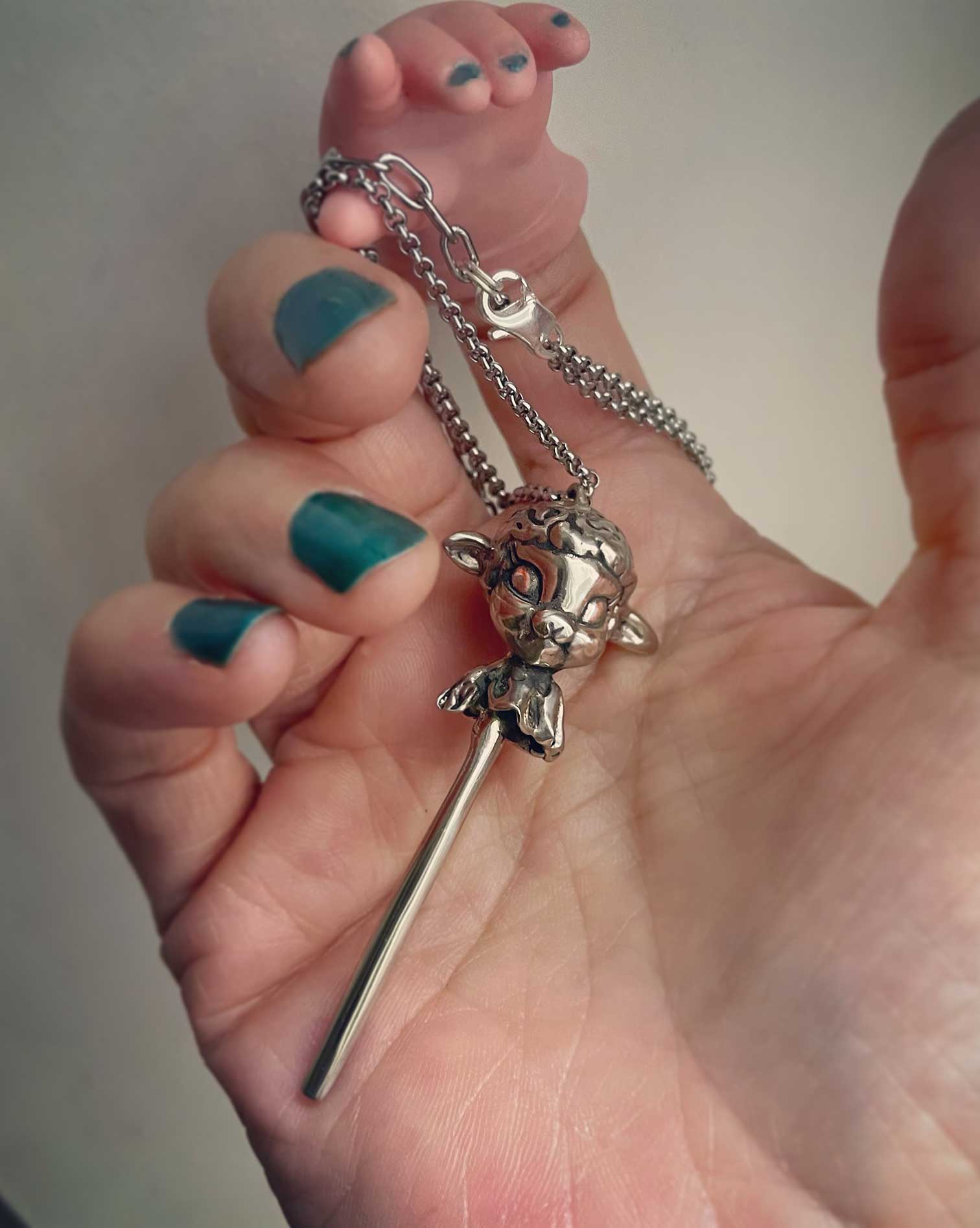 Lamb Lollipop Necklace - Image 6