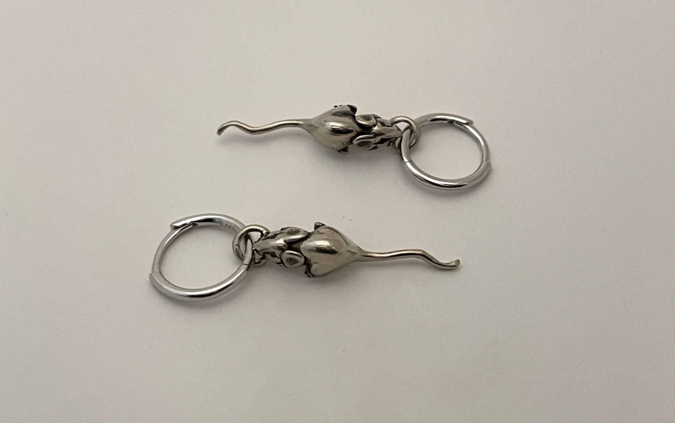 Rat Hoop Earrings - Image 4