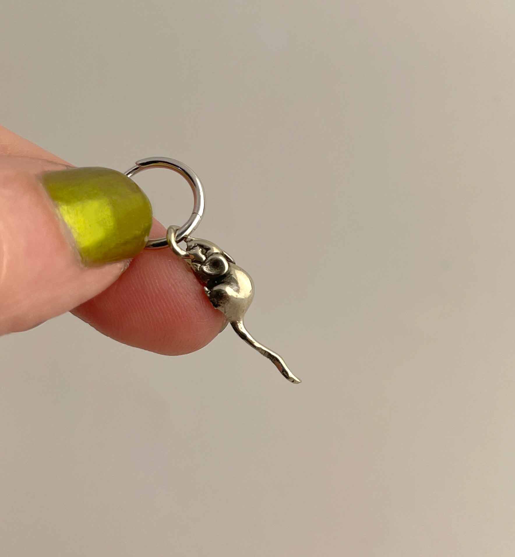 Rat Hoop Earrings - Image 6