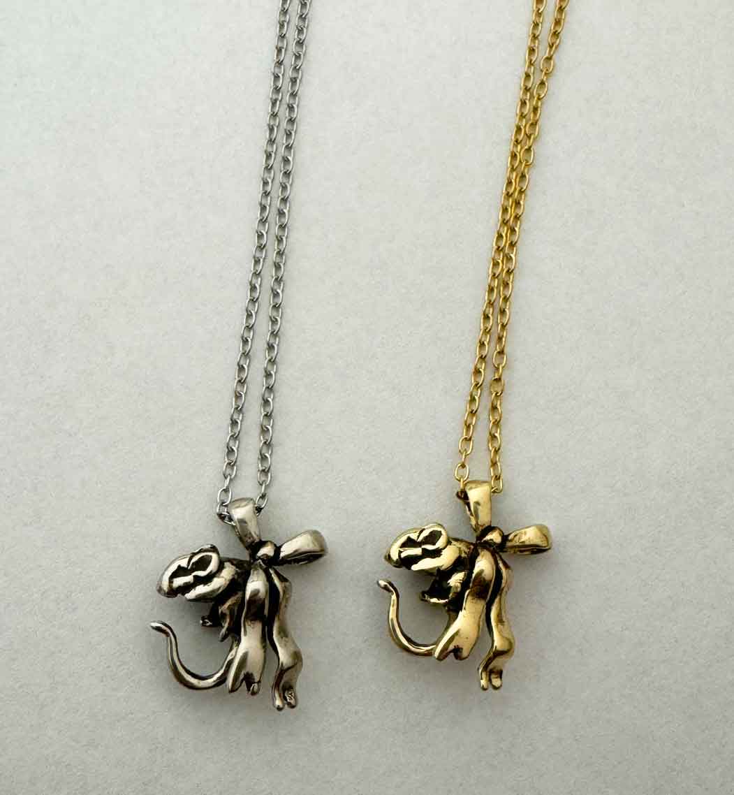 Rat Bow Necklace - Image 3