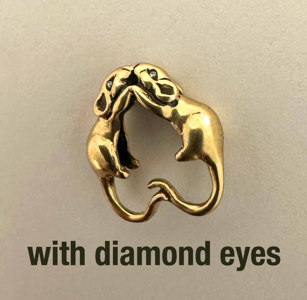 Rats in Love Heart Necklace - Image 10