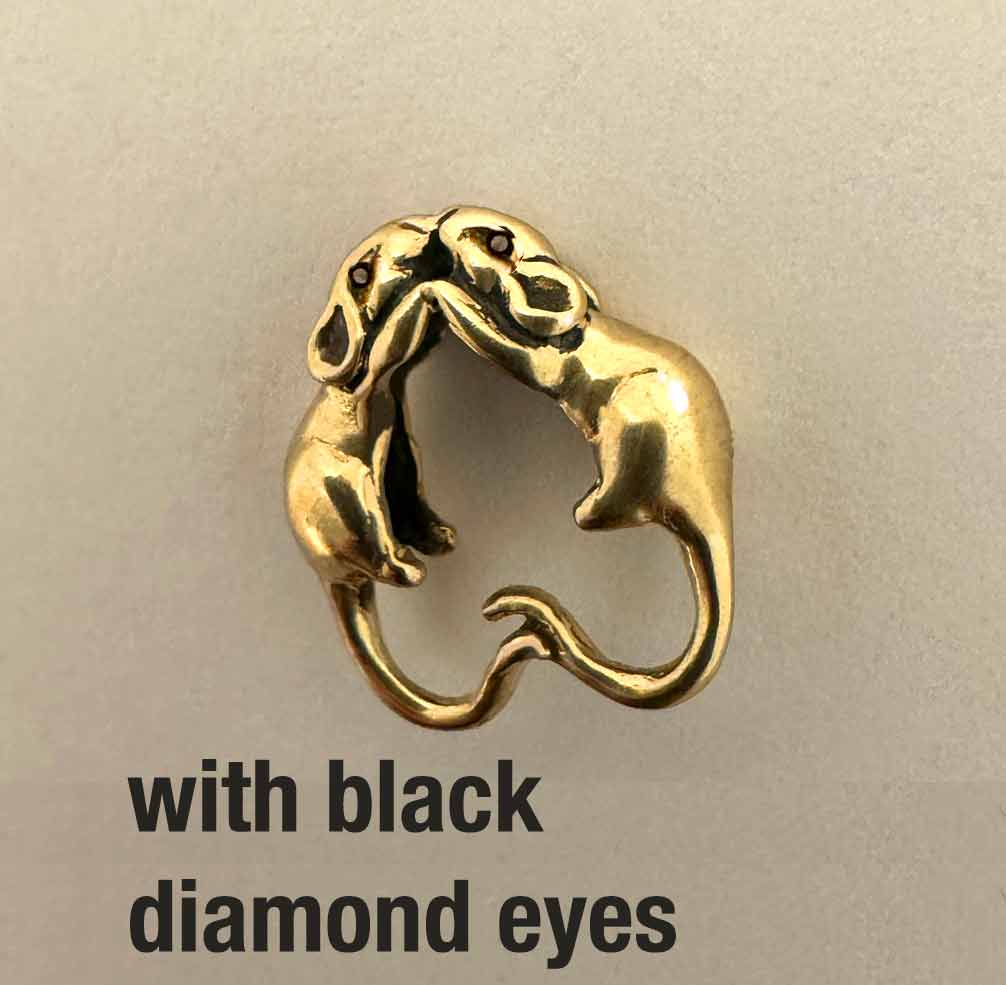 Rats in Love Heart Necklace - Image 11