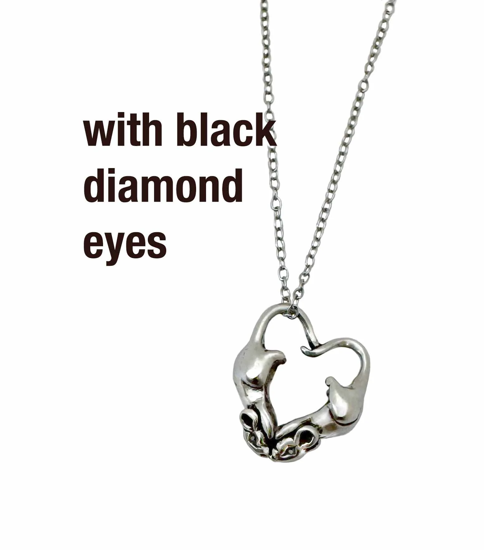 Rats in Love Heart Necklace - Image 8