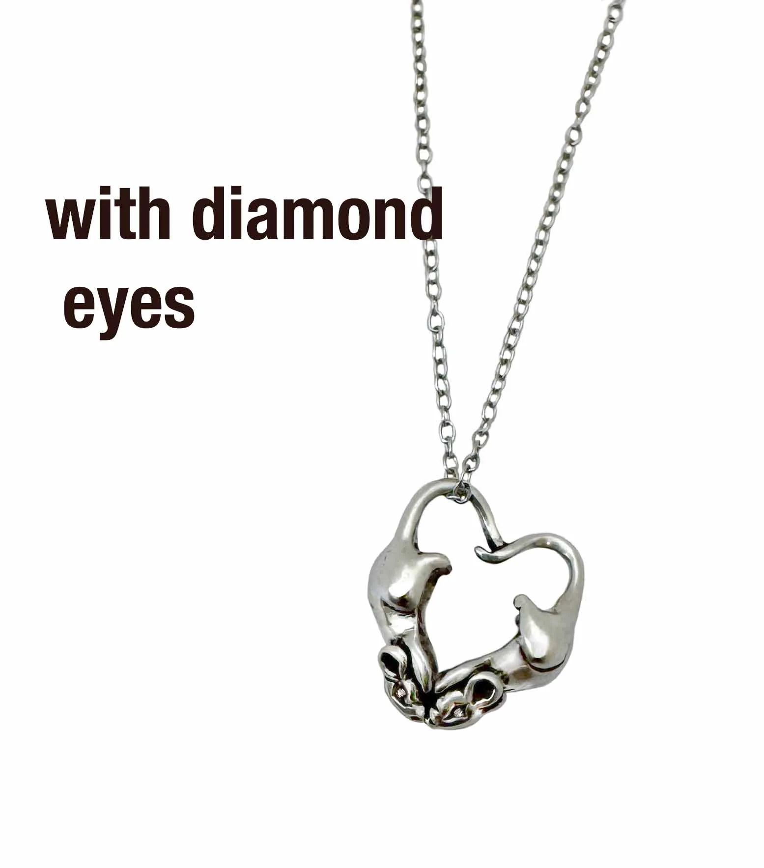 Rats in Love Heart Necklace - Image 9