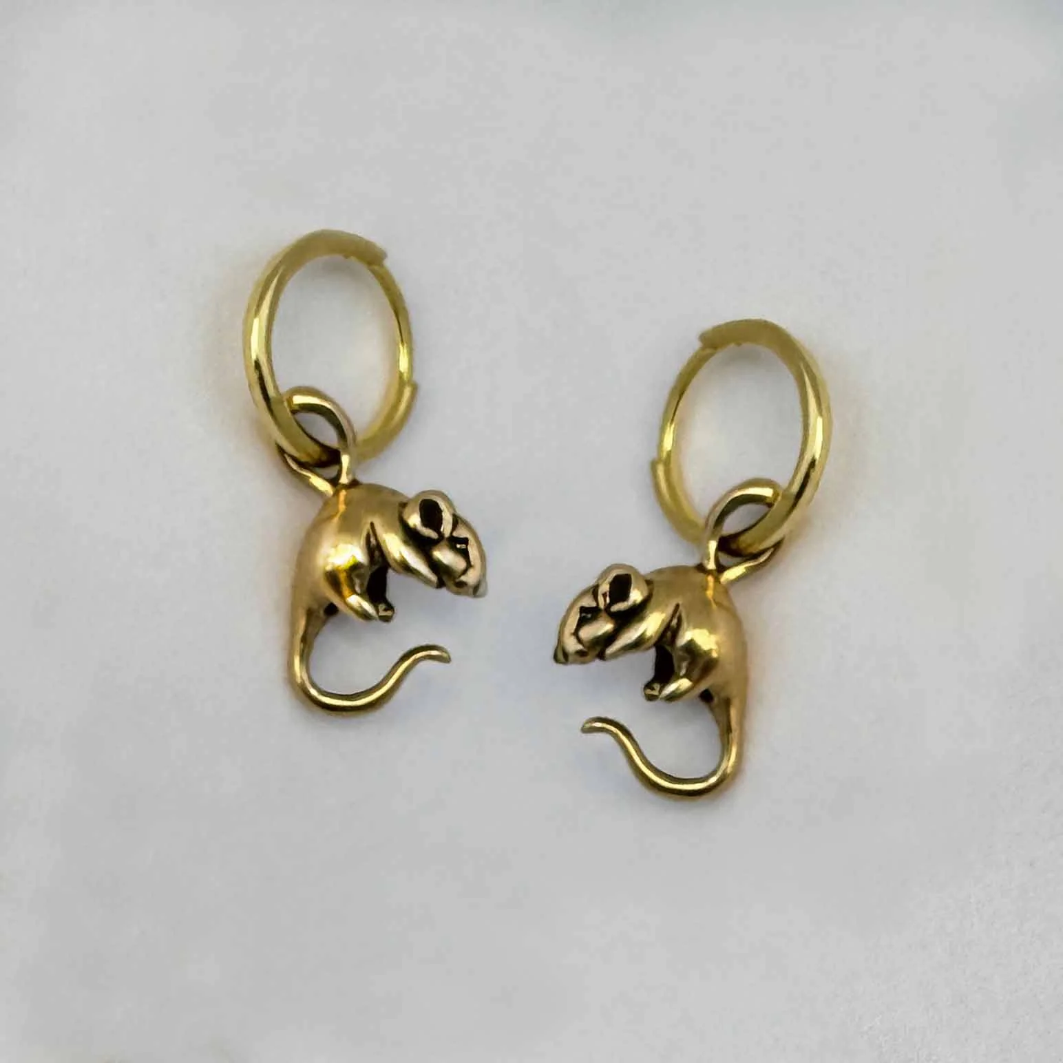 Rat Hoop Earrings "Last Breath" - Image 4