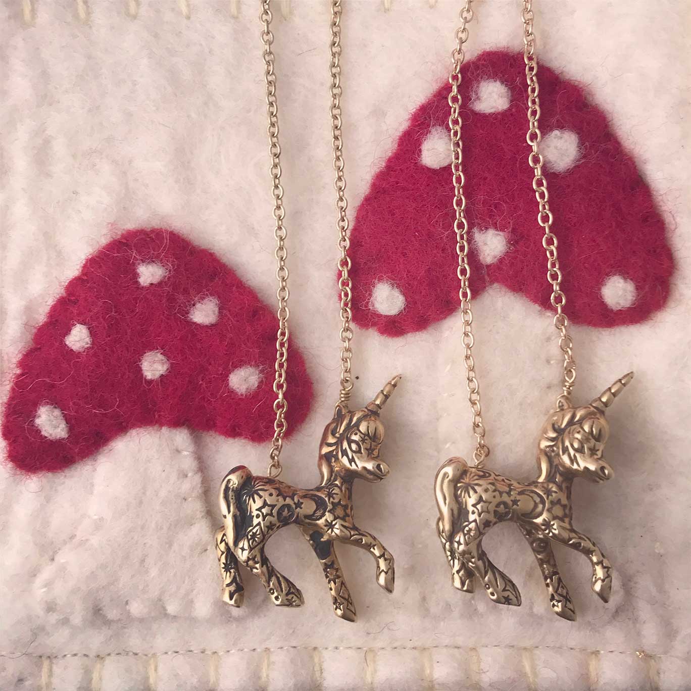 Tattooed Unicorn Necklace - Image 14