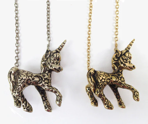 Tattooed Unicorn Necklace - Image 3