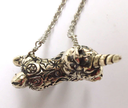 Tattooed Unicorn Necklace - Image 7