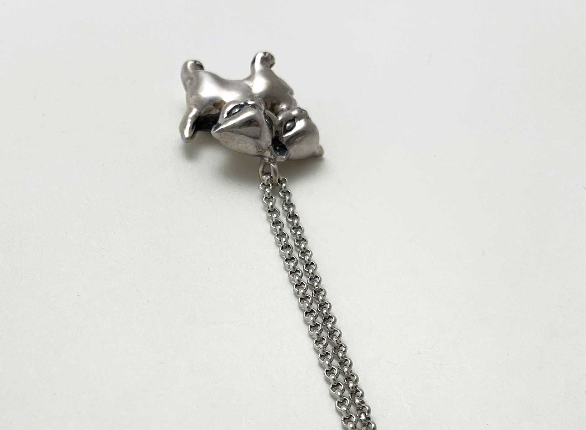 Two Headed Cat Necklace - Image 11
