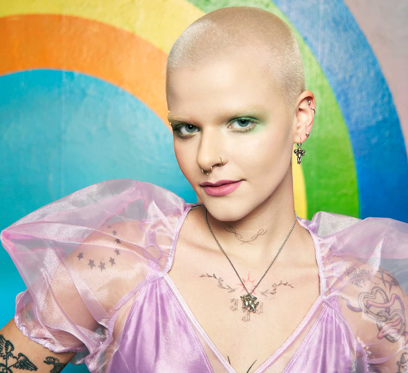 Two Headed Cat Necklace - Image 6