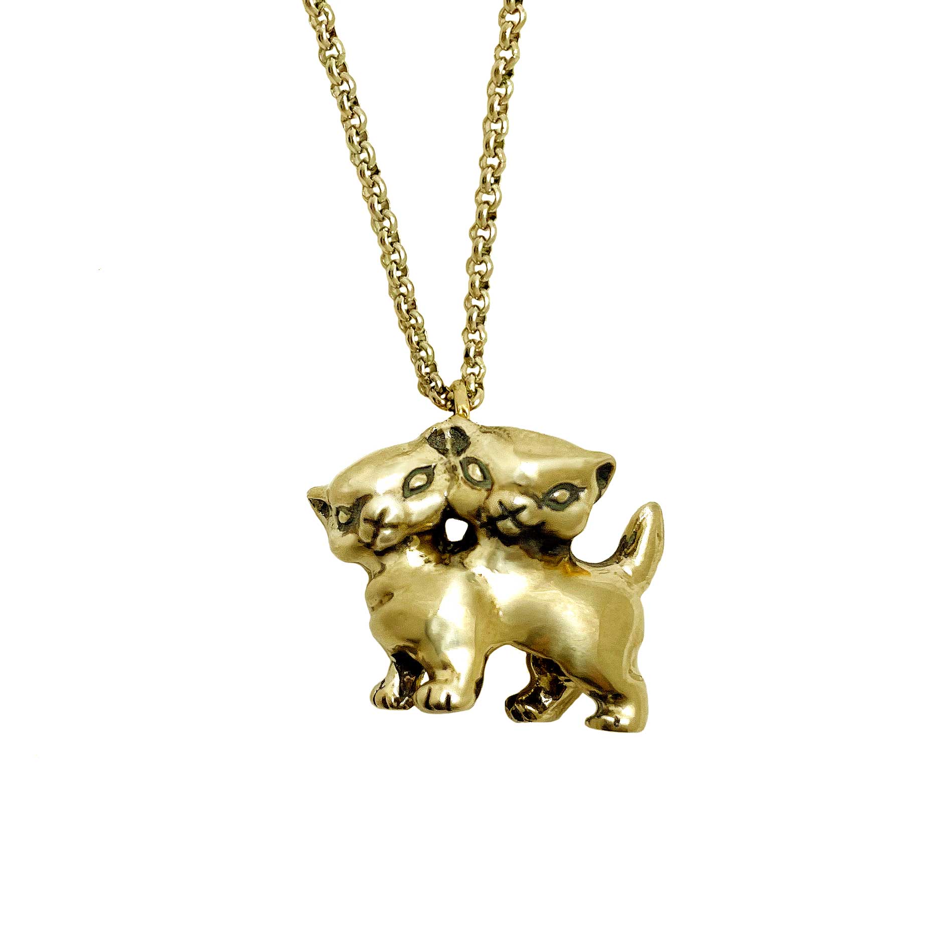 Two Headed Cat Necklace - Image 8