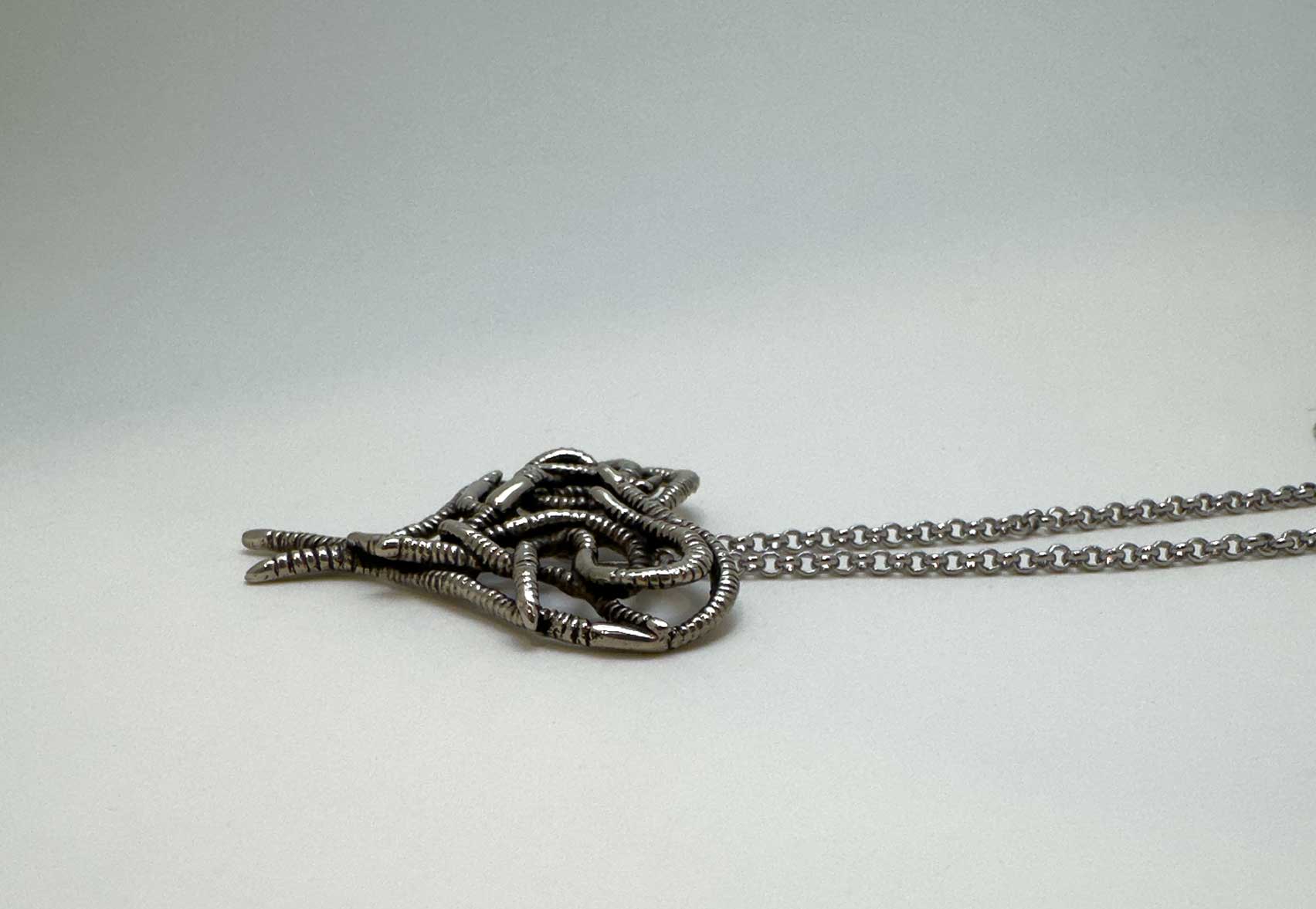 Worm Heart Necklace - Image 4
